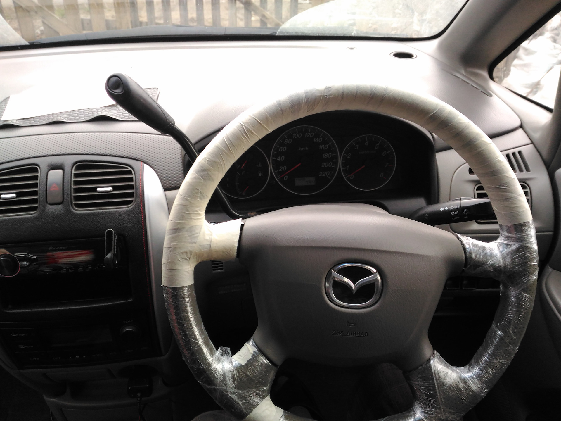 Отключение подушки пассажира part 2 финалочка - Mazda 3 (1G) BK, 1,6 л, 2007 год