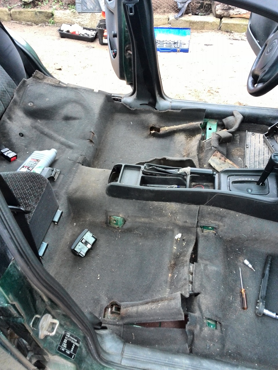 Кузовные работы:день 1 — Opel Astra F, 1,6 л, 1997 года | кузовной ...