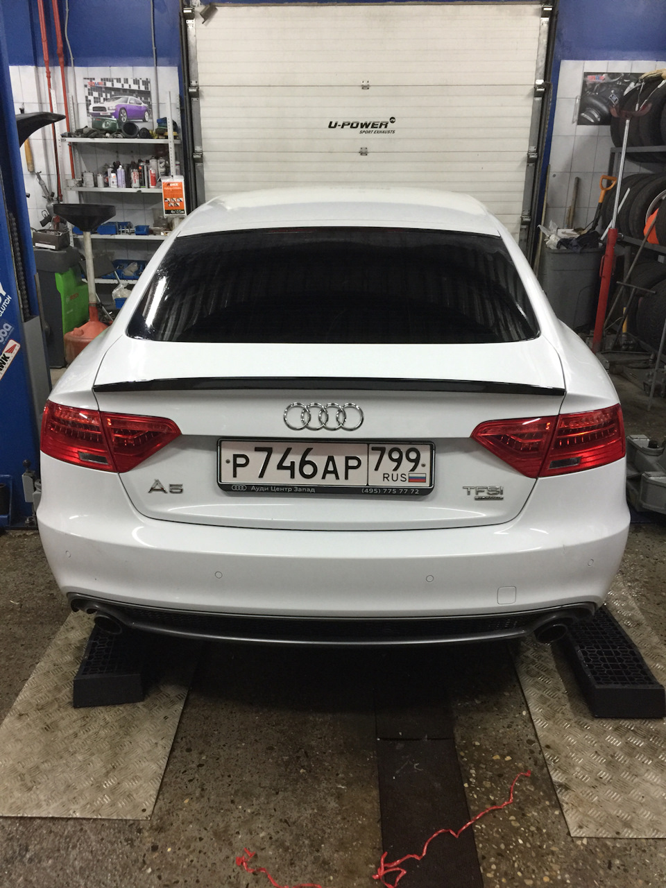 Спойлер Audi a5 b9 Sportback