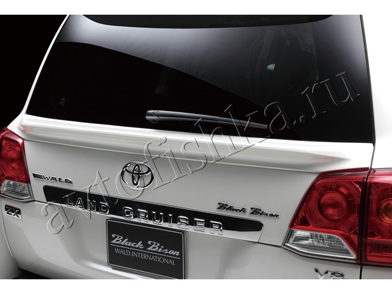Toyota Land Cruiser 200 (07-15) Накладка WALD под стекло пятой двери ...