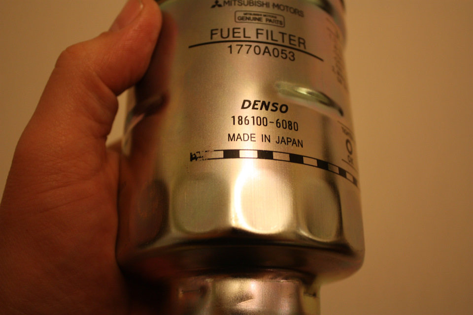 1770A053 Фильтр топливный Mitsubishi | Запчасти на DRIVE2