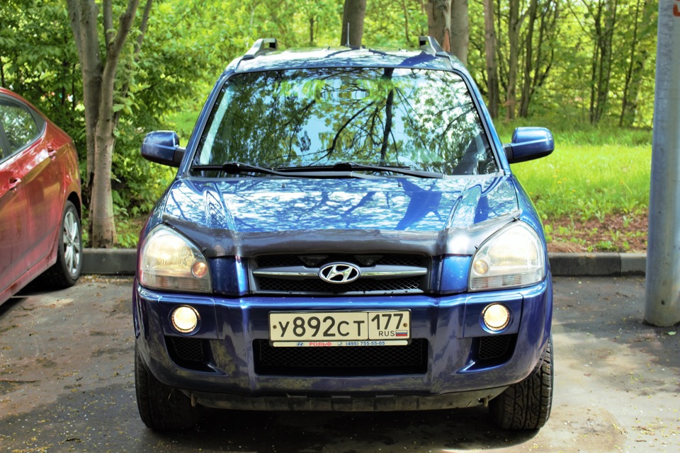 Фото тушканчика на память )) — Hyundai Tucson (JM), 2 л, 2007 года ...