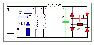 Подключение пускового конденсатора к электродвигателю через реле