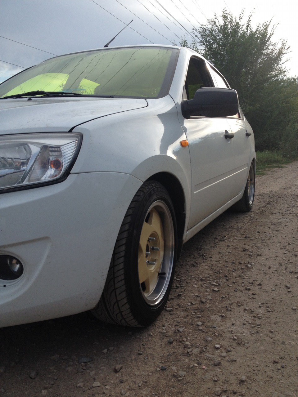 Победа все таки) — Lada Гранта (1G), 1,6 л, 2013 года | колёсные диски ...