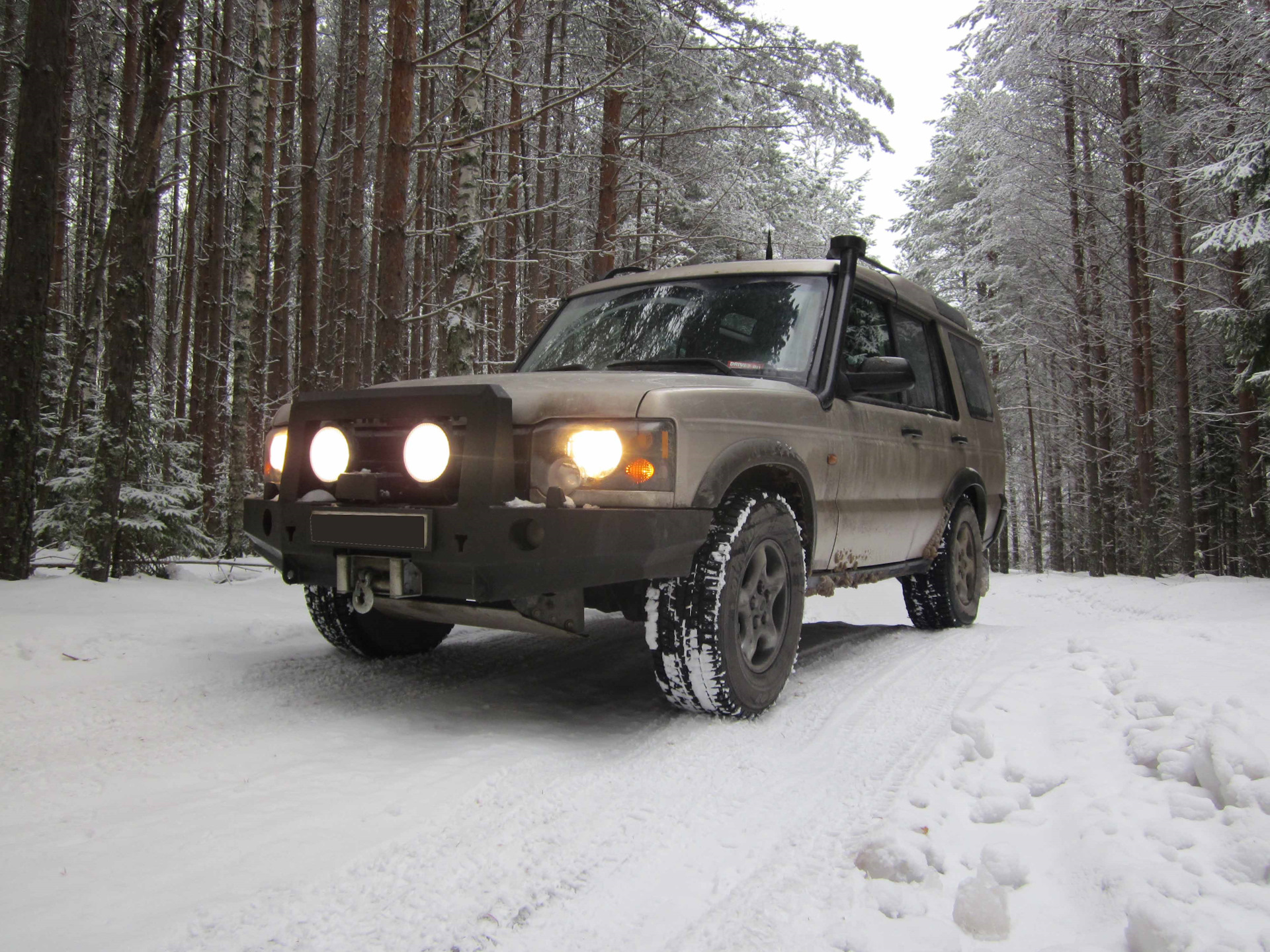 Блокировки рулят! Переславль Залесский — Ростов. — Land Rover Discovery II,  4,6 л, 2002 года | покатушки | DRIVE2