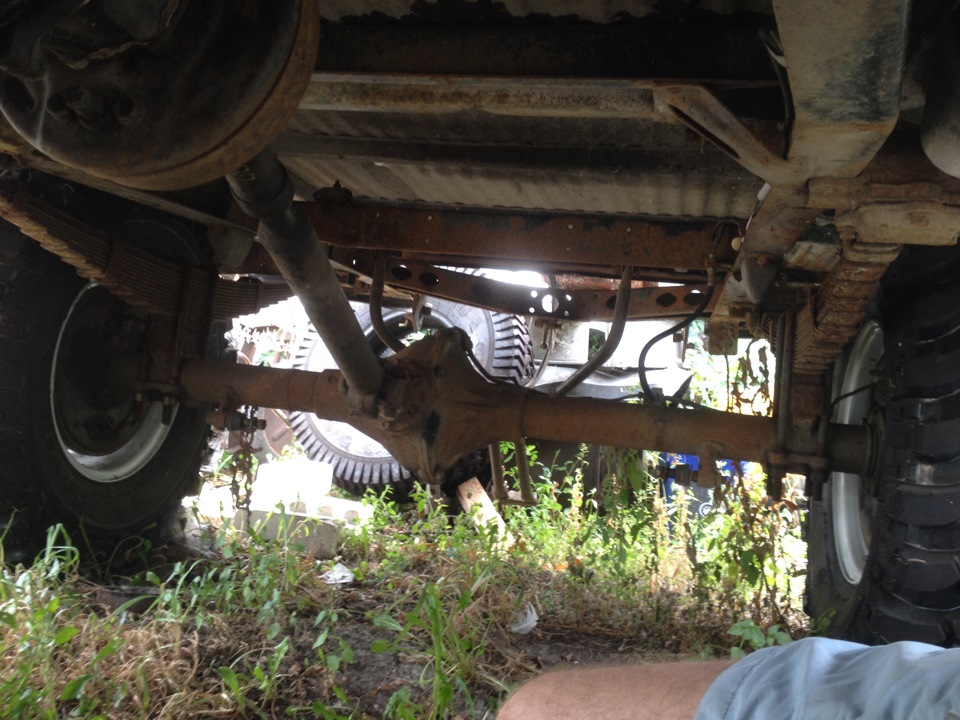 Проставки рессора-мост (лифт подвески) — УАЗ 3741, 2,9 л, 1999 года ...