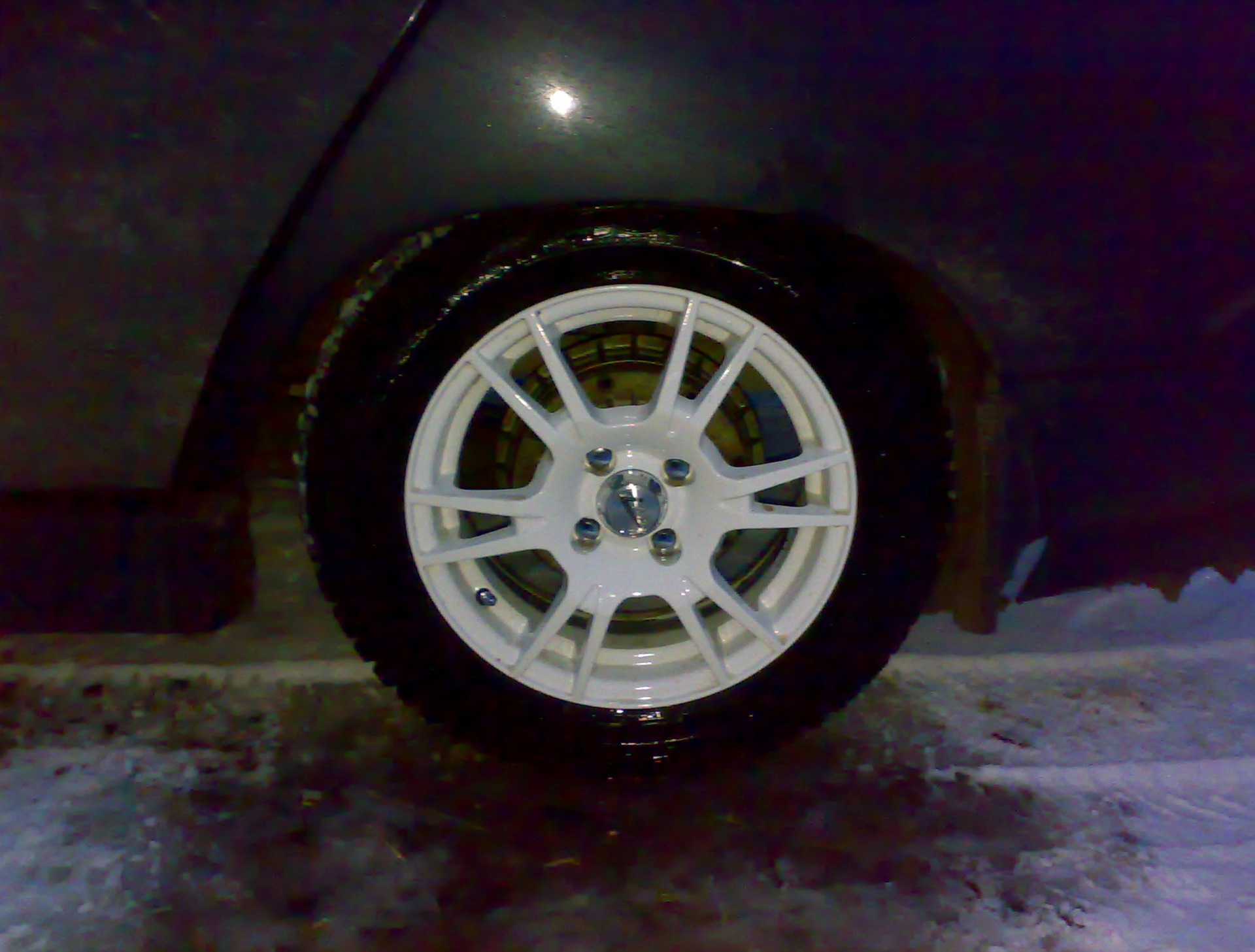 ДИСКИ ЗИМА-БЕЛЫЕ — Lada 21124, 1,6 л, 2007 года | колёсные диски | DRIVE2