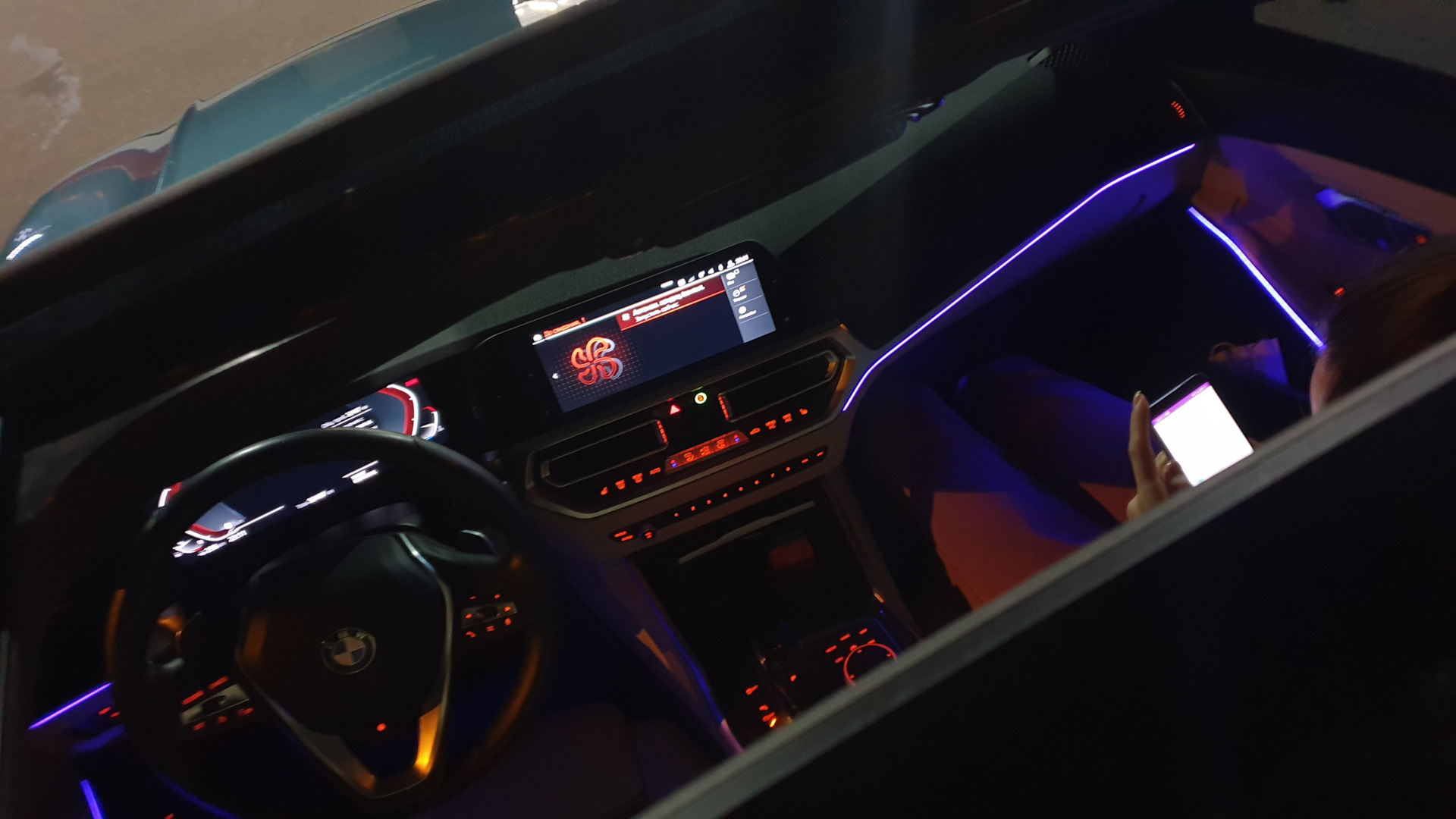 BMW G20 Ambient Light — Финал! — BMW 3 series (G20), 2 л, 2019 года