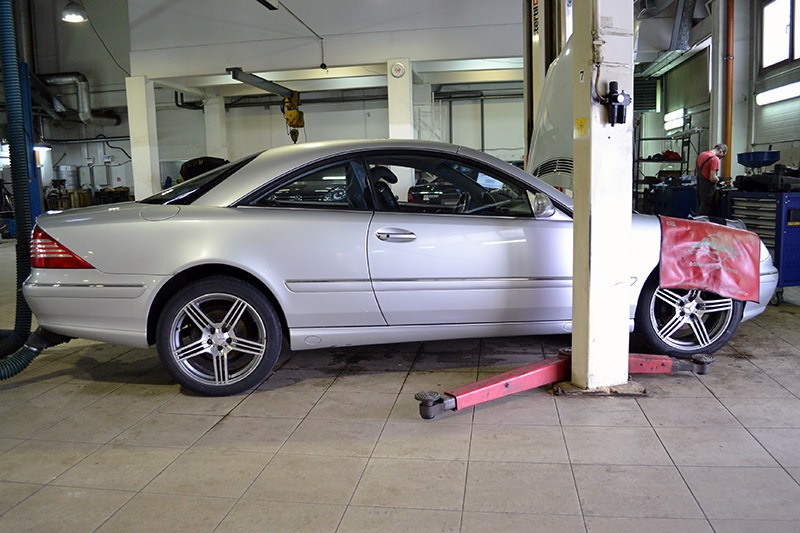 Мерседес W215 Чистка дроссельной заслонки — Автоцентр ПИК на DRIVE2