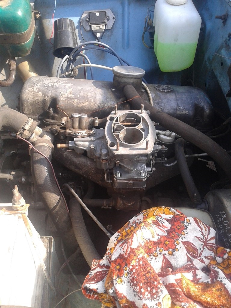 Вот он карбюратор 2101-1107010 Тип"Вебер" — Москвич 2140, 1,5 л, 1984 ...