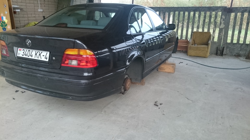 Переобулись на зиму — BMW 5 series (E39), 3 л, 2001 года | шины | DRIVE2