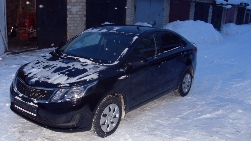 Kia Rio 2012 Winter