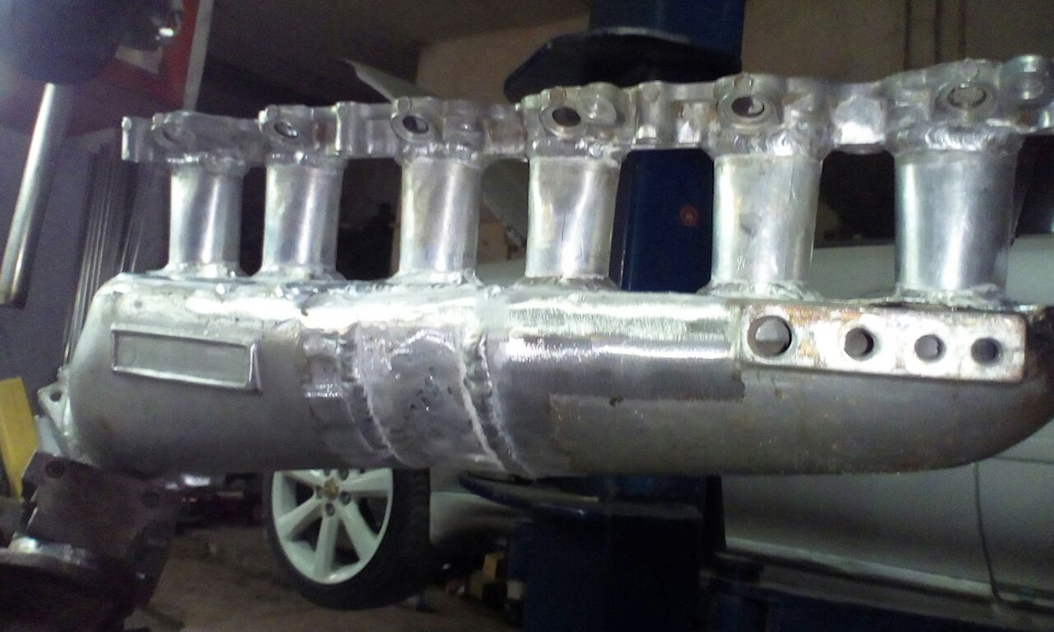 Доработка впускного коллектора — Toyota Cresta (90), 2,5 л, 1996 года ...