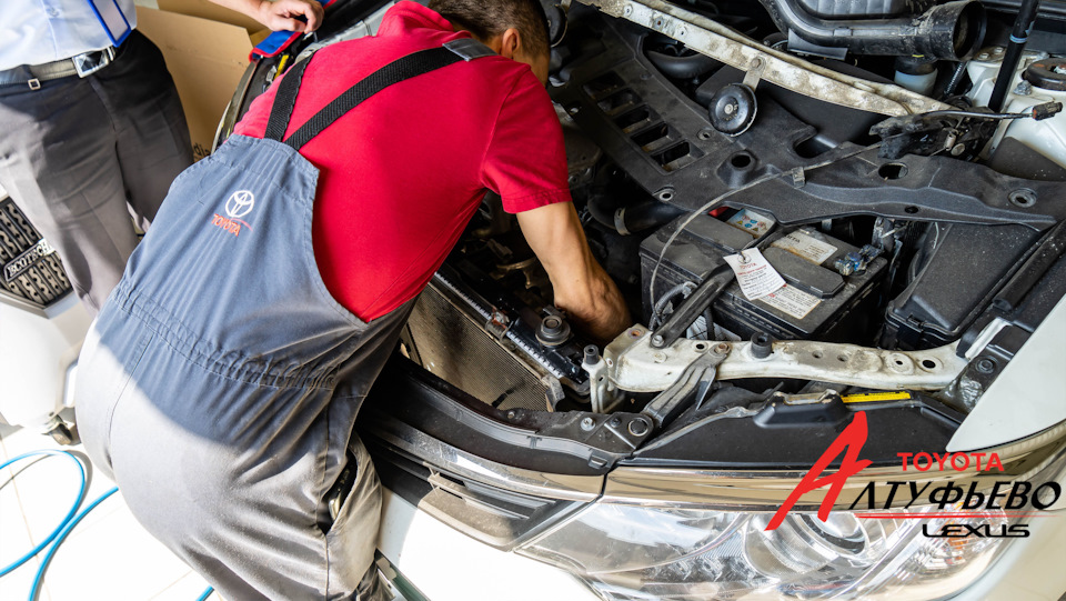 Замена радиатора на Тойота Камри — TOYOTA-Altufevo на DRIVE2