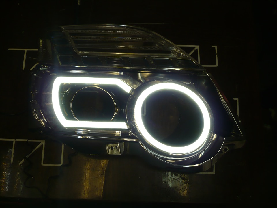 Nissan x-Trail Led inserts in the headlights