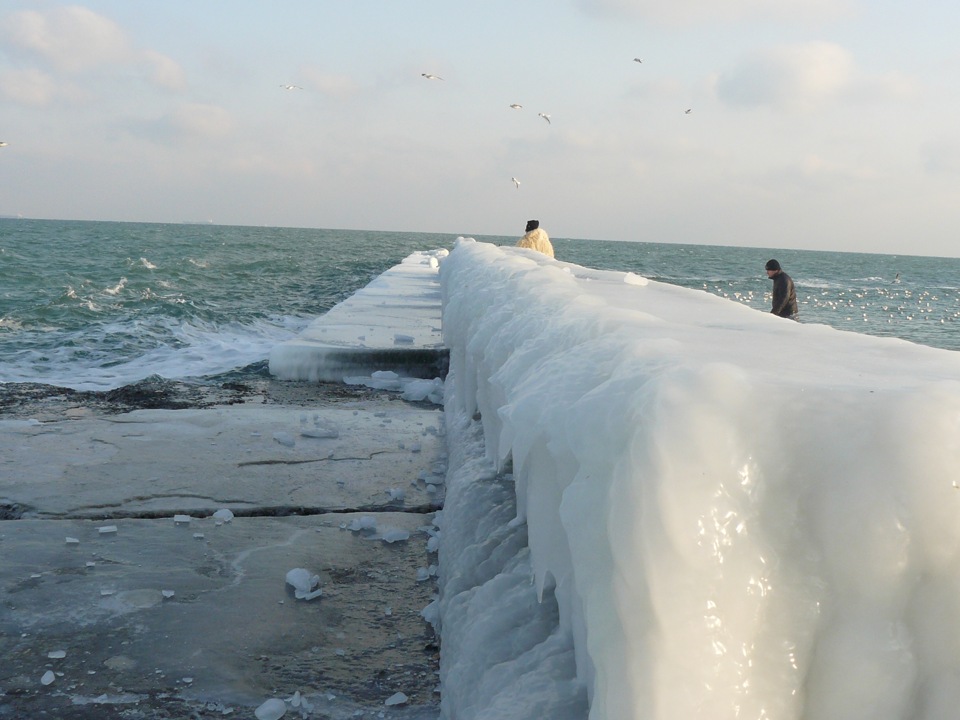 Черное море сочи зимой