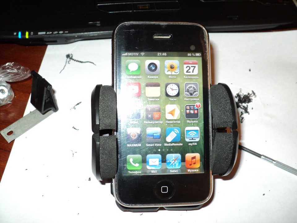 bff094s 960 держатель для телефона как разобрать