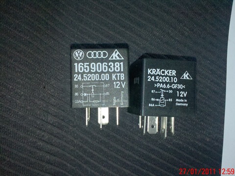 165906381 Реле VAG | Запчасти на DRIVE2