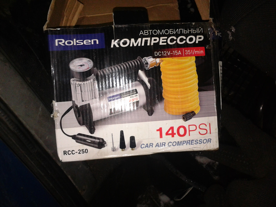 Компрессор Rolsen RCC-250 — ГАЗ Газель, 2,4 л, 2007 года | шины | DRIVE2