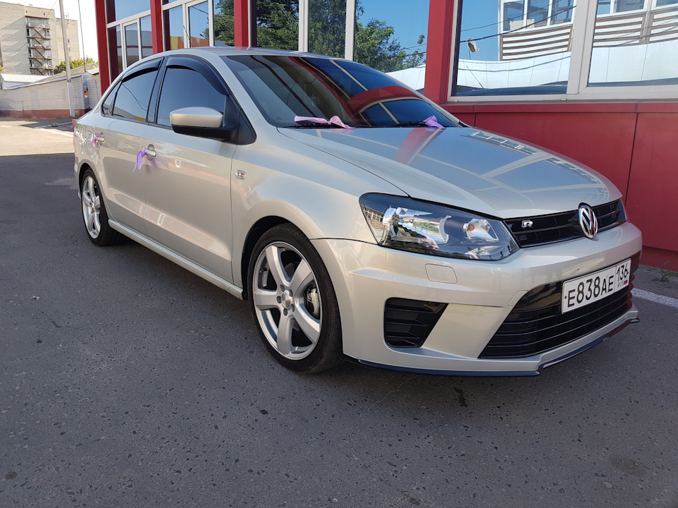 Бампер передний polo r wrc на Volkswagen Polo Sedan. Б/у | 25 000 ₽ в ...