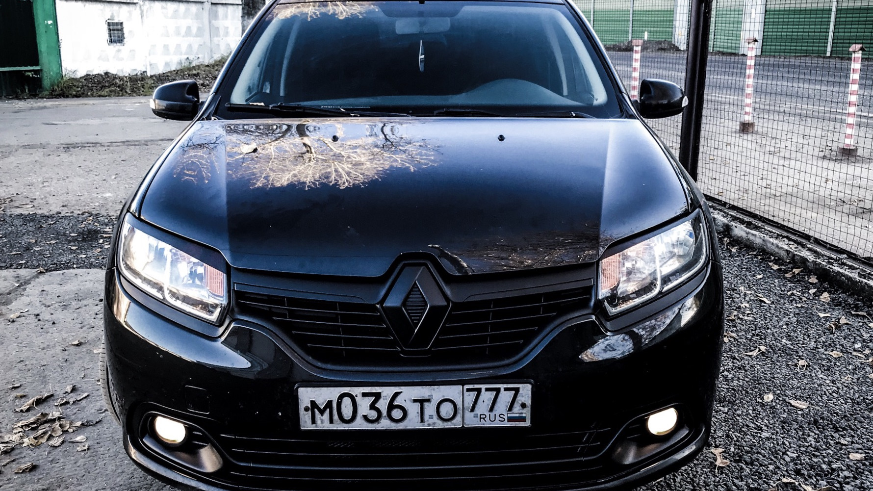 Renault Logan (2G) 1.6 бензиновый 2016 | Чёрная молния на DRIVE2