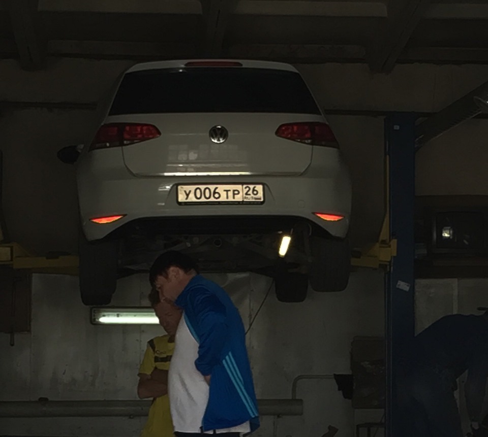 пополнил ряды плагиата) (GTI Style) — Volkswagen Golf Mk7, 1,4 л, 2013 ...