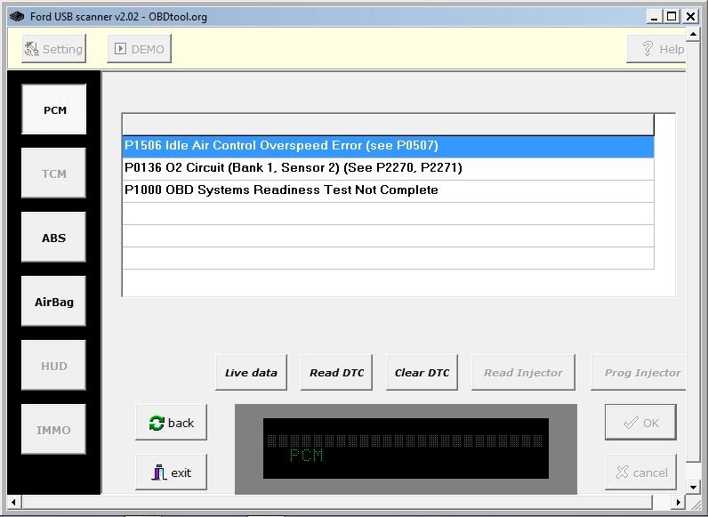 Demo org. P1131 ошибка Портер. Диагностика Ford scan. USB сканер ошибка. Хелп к pcm.