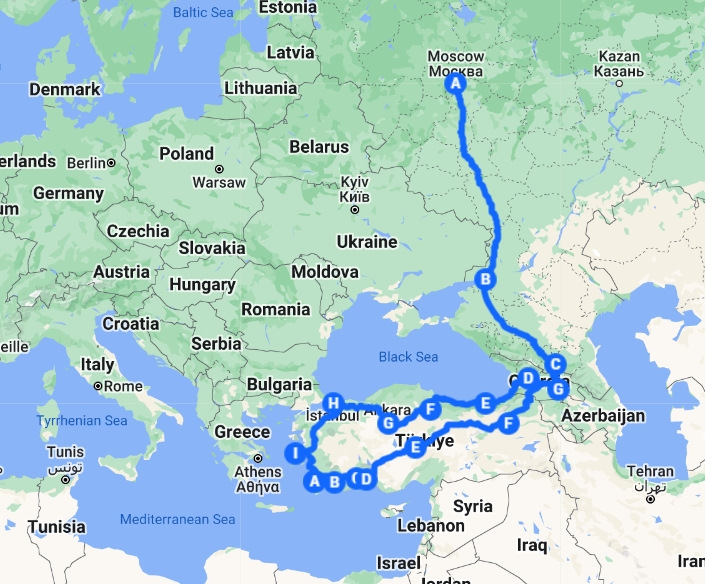Большое путешествие по Турции из Москвы — DRIVE2