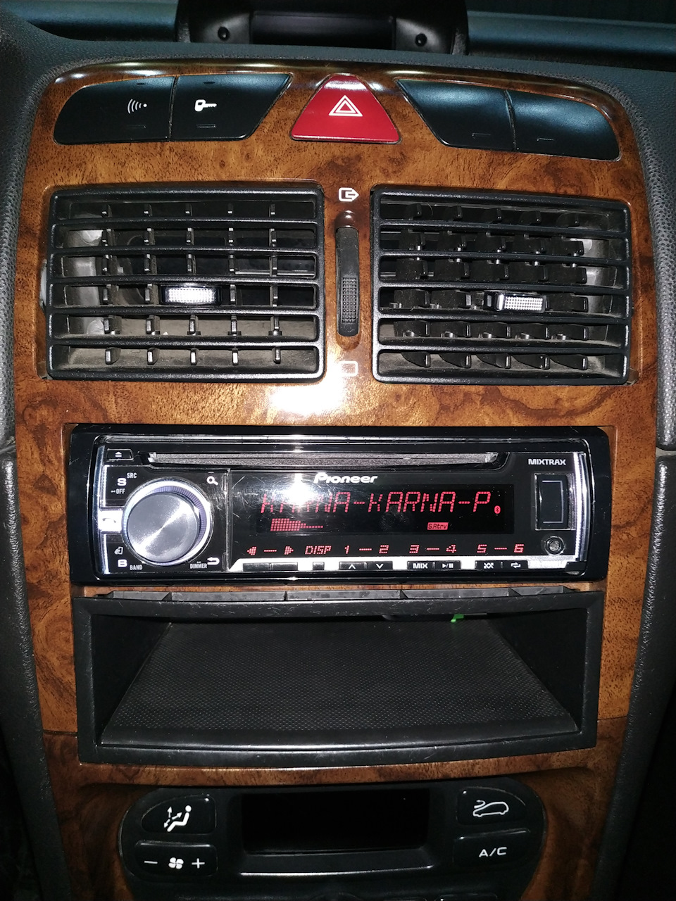 Установка не штатной магнитолы Pioneer — Peugeot 307, 1,6 л, 2005 года ...