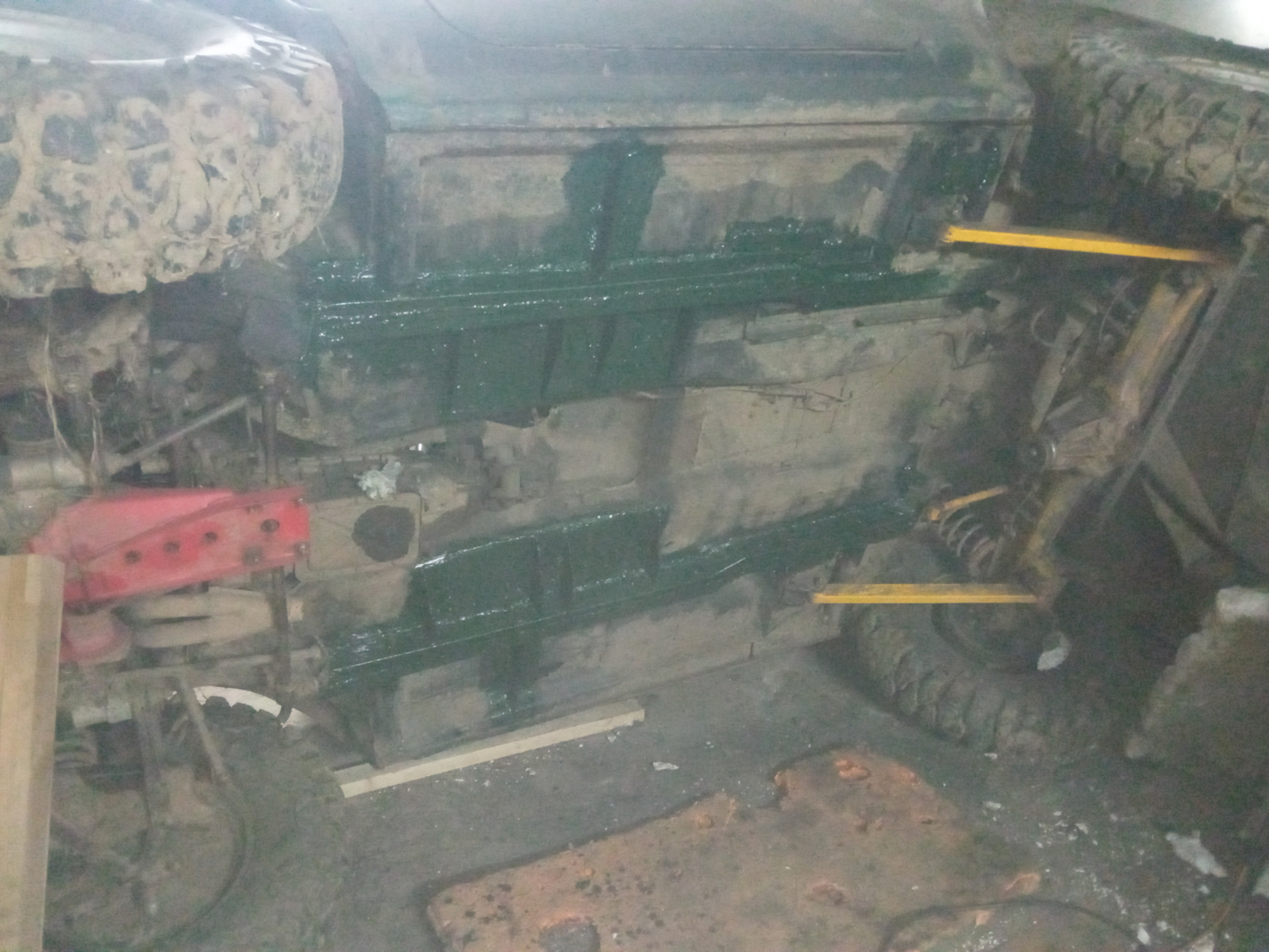 Силовые лонжероны из проф. трубы — Lada 4x4 3D, 1,5 л, 1981 года ...