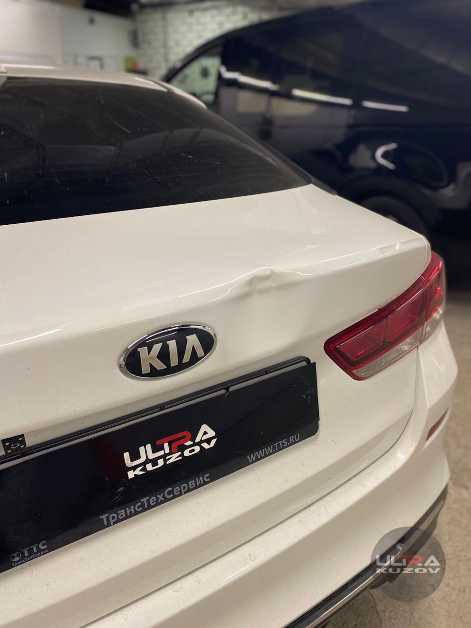 Вмятина на багажнике Kia Optima — ULTRAkuzov на DRIVE2