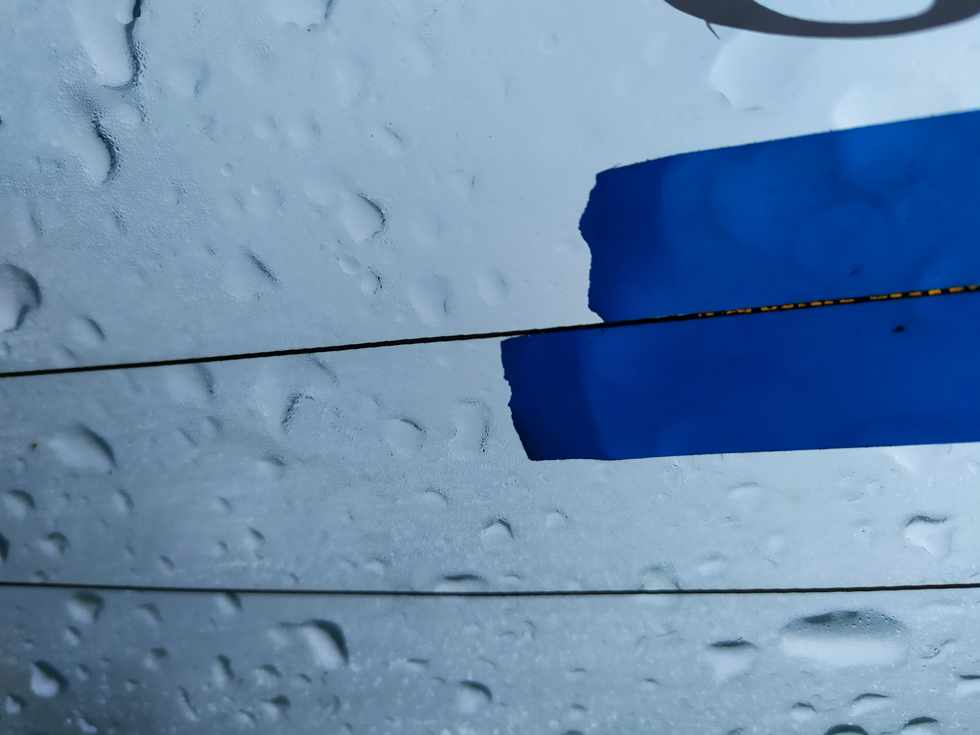 Ремонт нитей обогрева заднего стекла — Toyota Celica (160), 1,6 л, 1986 ...