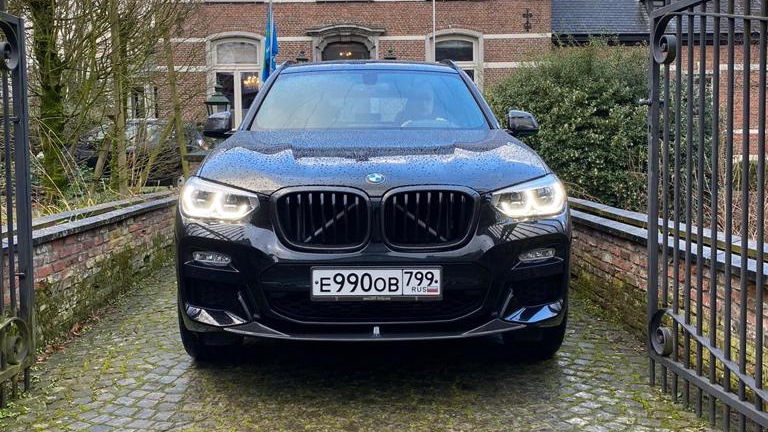 BMW X3 Черный карбон. 