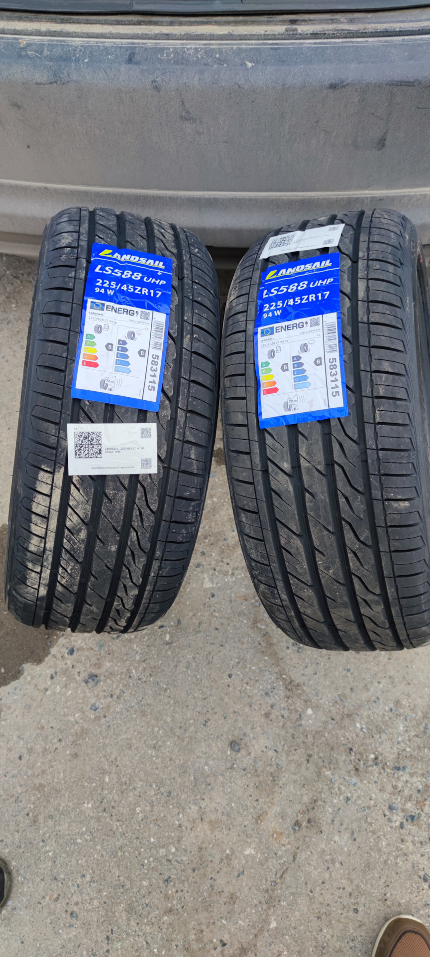 Резина landsail LS588 UHP Honda Accord 7 — Honda Accord (7G), 2,4 л ...