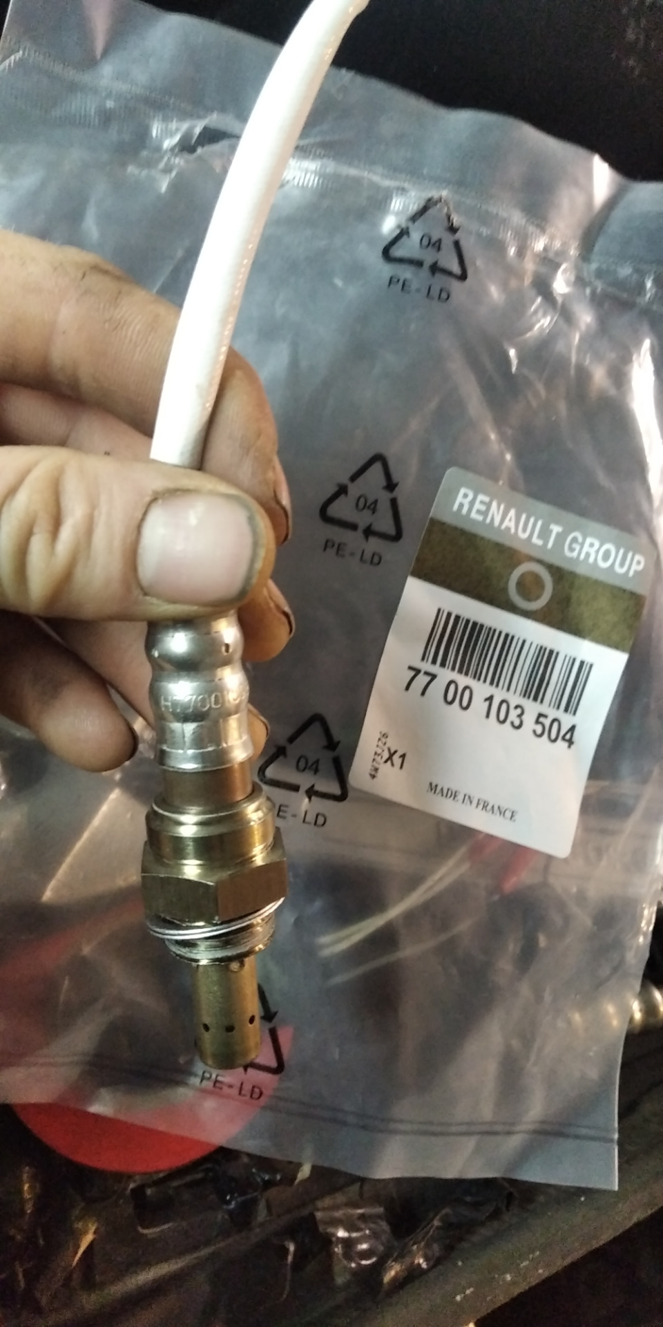 7700103504 Датчик кислорода (ЛЯМБДА ЗОНД) RENAULT | Запчасти на DRIVE2