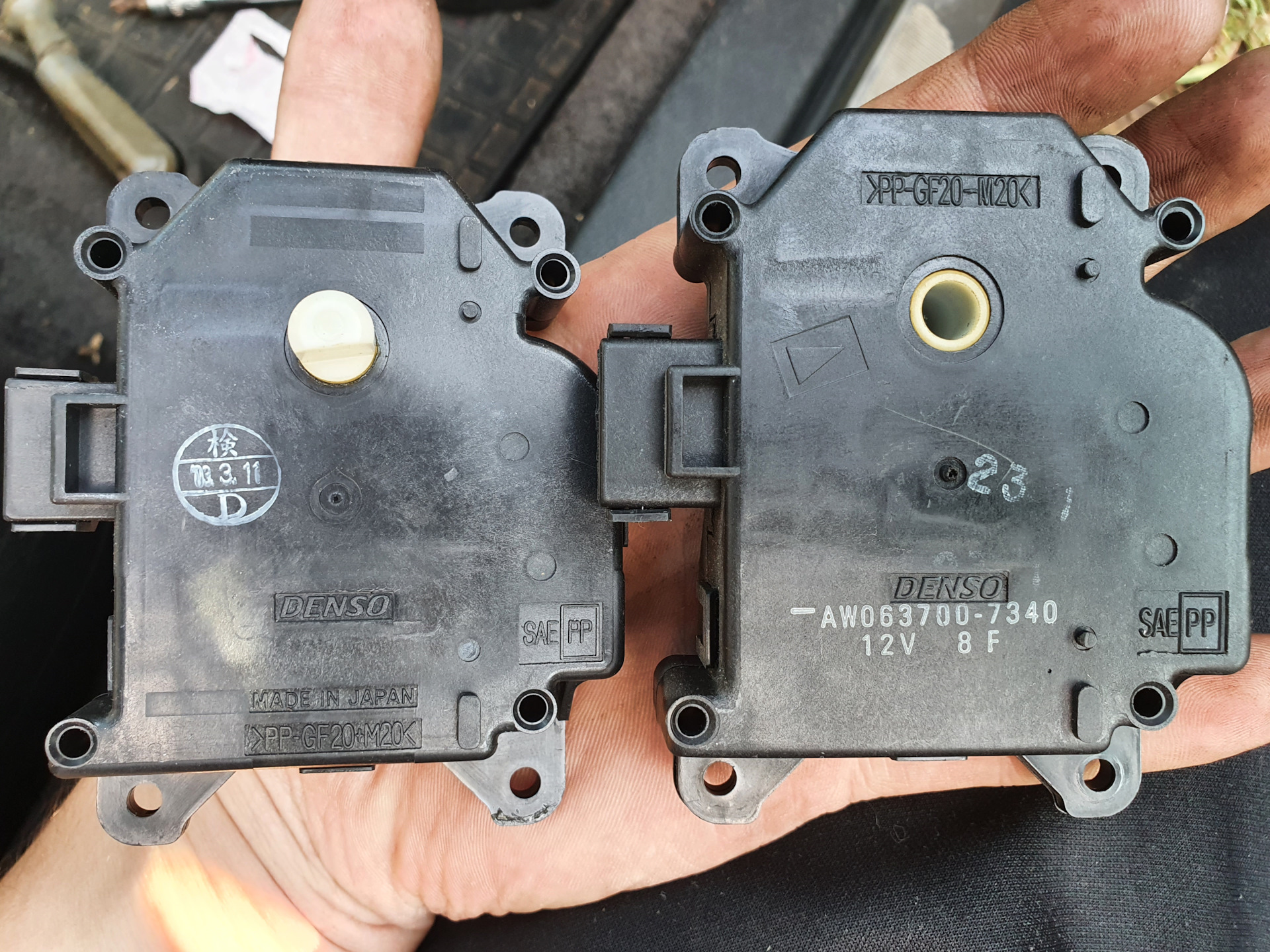 Ремонт сервопривода печки — Subaru Legacy (BL/BP), 2,5 л, 2004 года ...