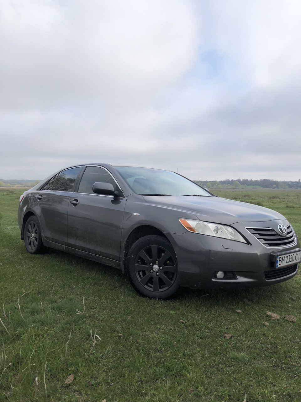 Чёрные диски Камри 40 — Toyota Camry (XV40), 2,4 л, 2007 года | колёсные  диски | DRIVE2