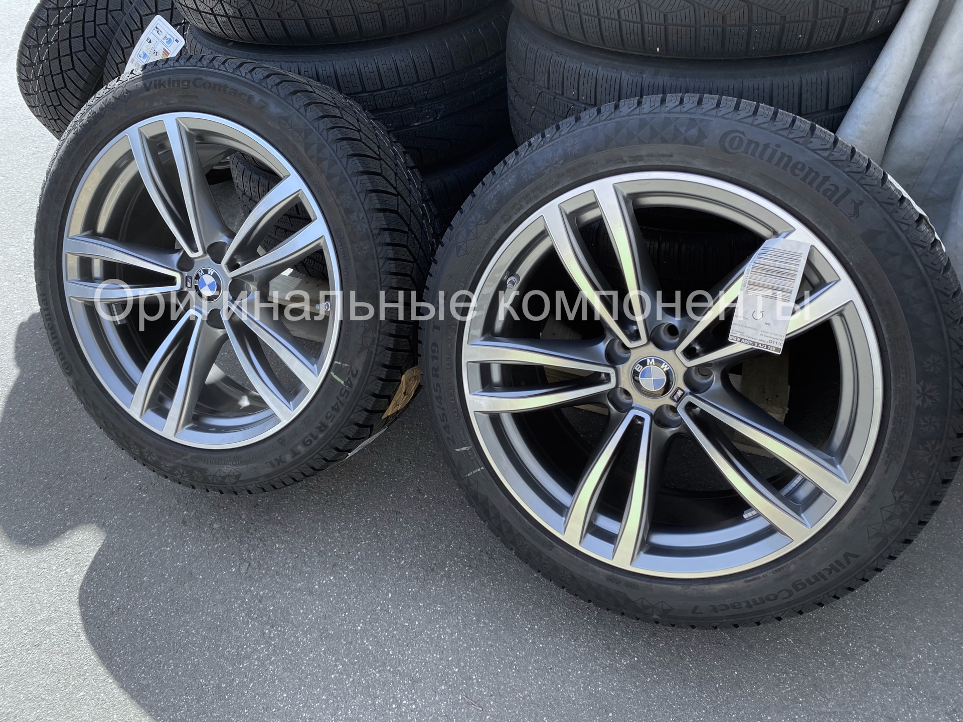 Колеса на зиму БМВ 6 (оригинальные диски 647M BMW 6 и зимние шины в ...