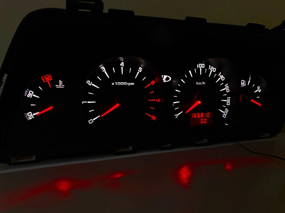 Пересвет приборной панели и кнопок Ваз 2114 — Lada 2114, 1,5 л, 2005 ...