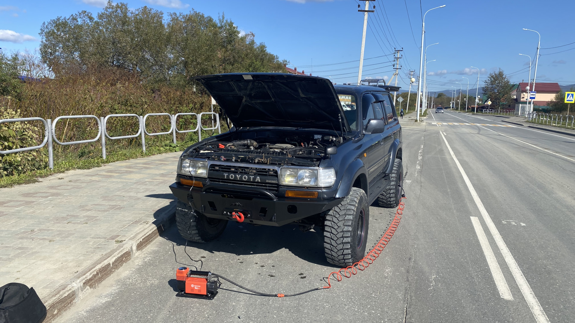 Toyota Land Cruiser 80 4.2 дизельный 1995 | на DRIVE2