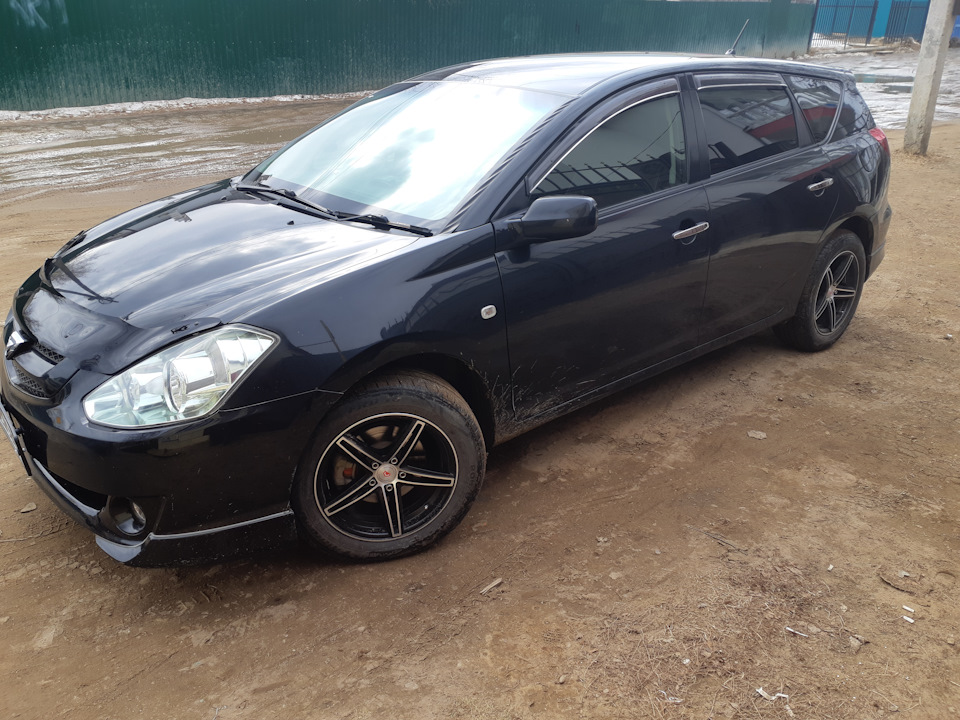 Литые диски 16 типа воссен — Toyota Caldina (241), 1,8 л, 2003 года ...