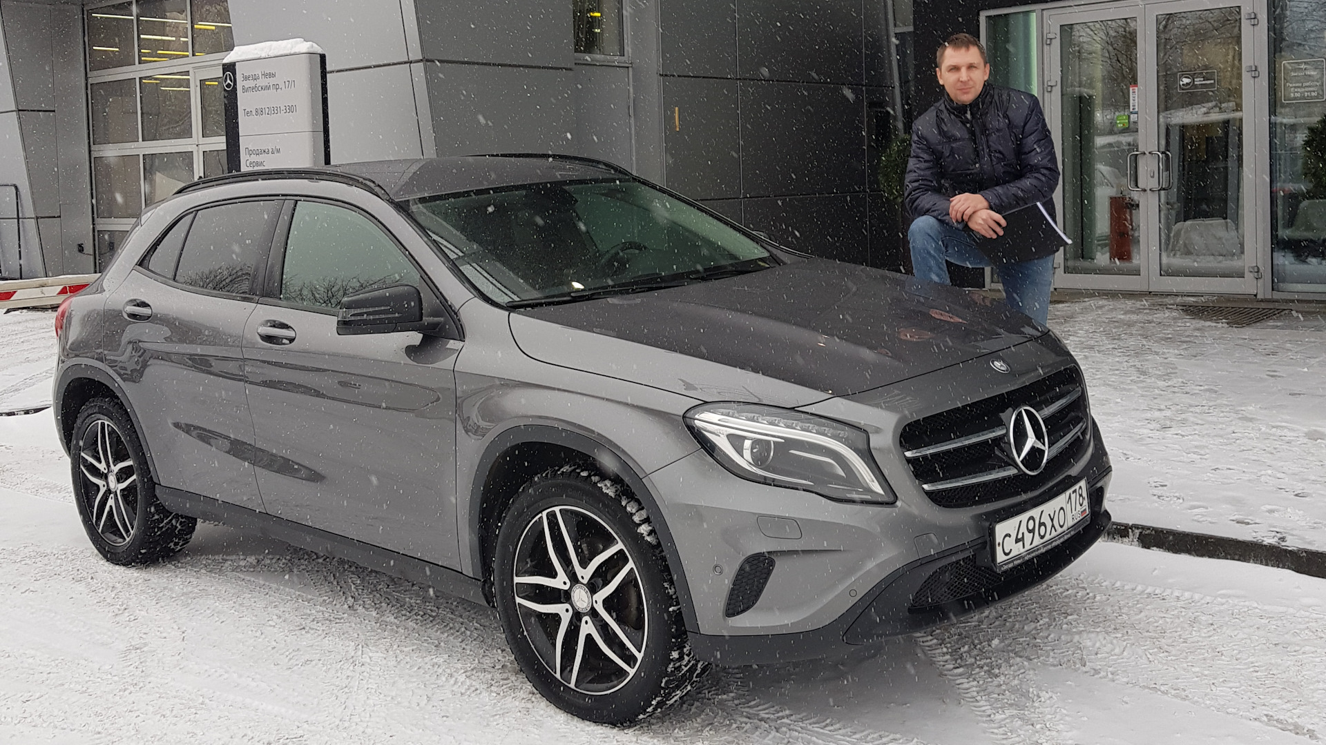 Mercedes-Benz GLA-Class (X156) 1.6 бензиновый 2014 | GLAndalf СЕРЫЙ на  DRIVE2