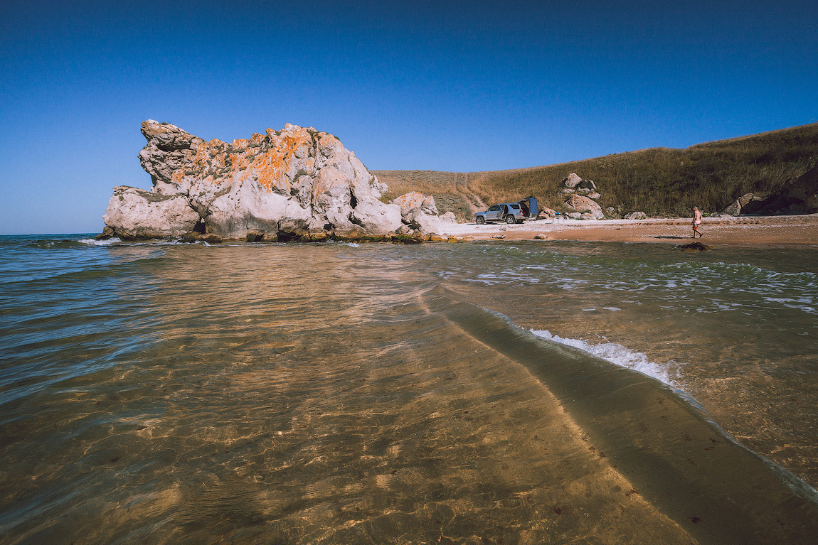 Пляжи азовского моря в крыму