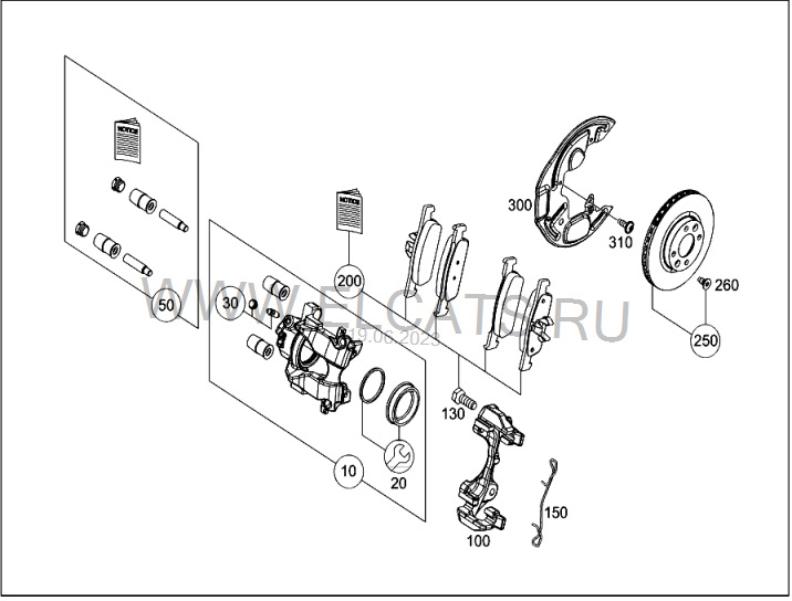 45 342. Задние дисковые тормоза Smart 453. Тормоза на Smart. A 453 421 00 85
