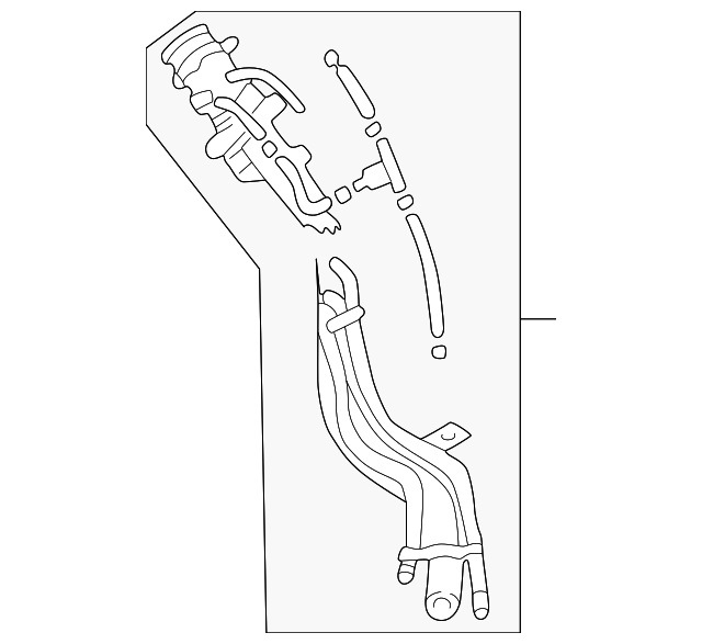 MR487081 Заправочная горловина топливного бака Mitsubishi | Запчасти на ...