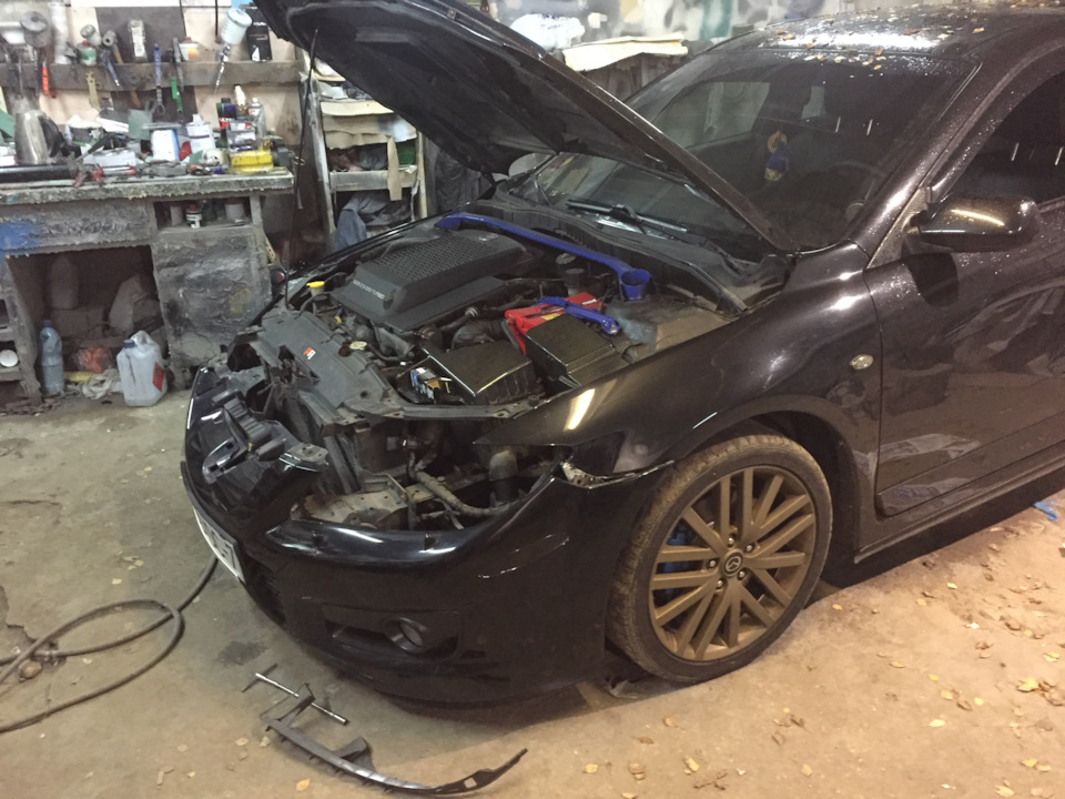 Полировка и покрытие фар лаком — Mazda 6 MPS, 2,3 л, 2006 года | своими ...