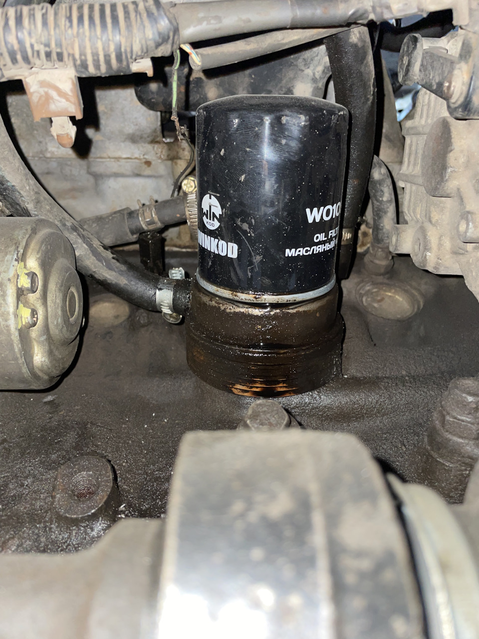 Масло бежит под фильтром — DRIVE2