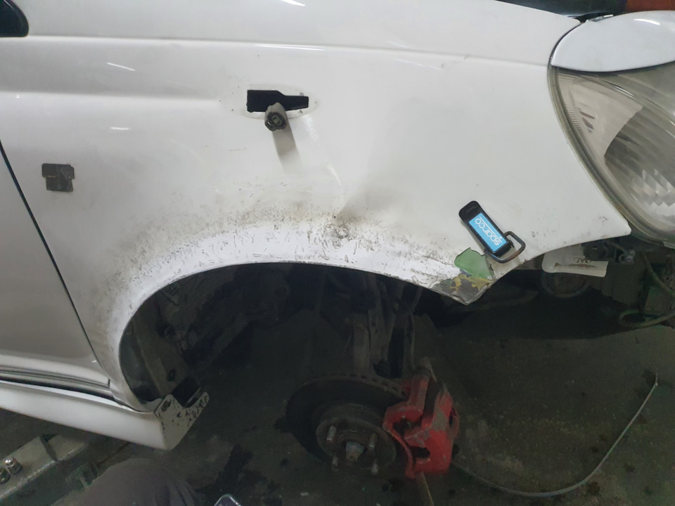 Раскатка крыльев 2 — Toyota Vitz (10), 1,5 л., 2004 года | тюнинг | DRIVE2