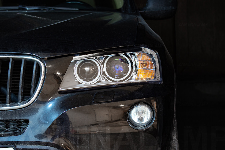BMW X3 F25 замена штатных линз на Hella F1 — ZAMENALAMP на DRIVE2