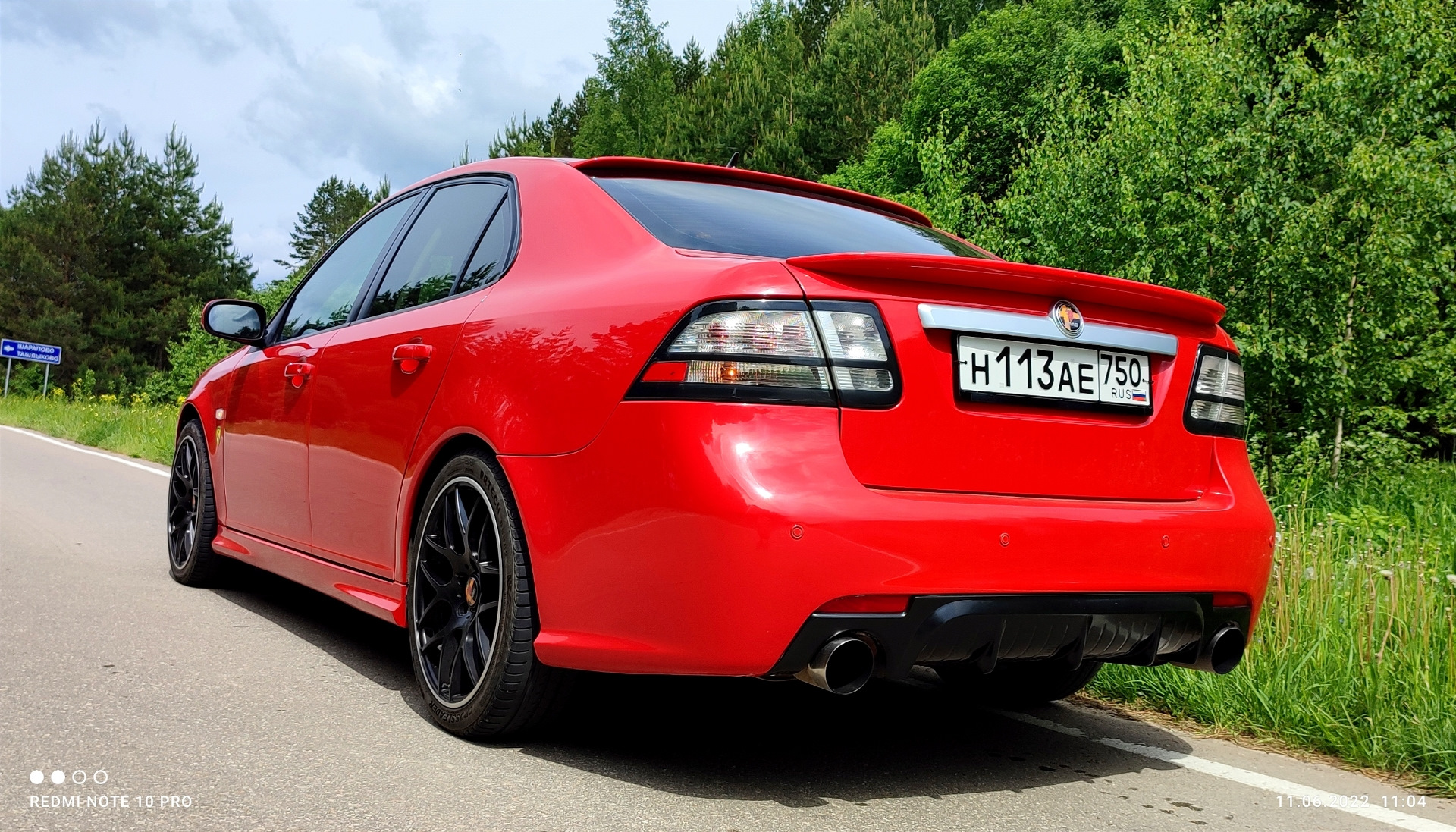 Начало летней эксплуатации — Saab 93 (2G), 2 л, 2008 года другое